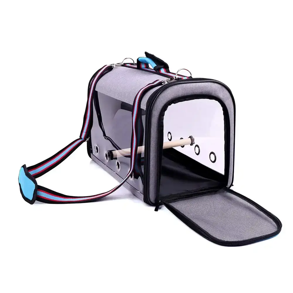 IDAS Bird Travel Cage Light weight Transparent Bird Travel Carrier PVC Transparent — Pet