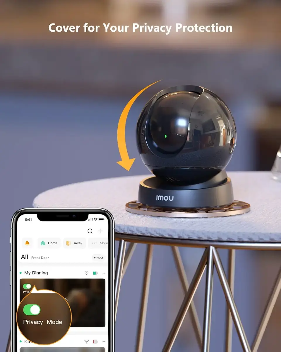 Imou 3K Pet Dog Camera Baby Monitor with AI Human/Pet/Sound Detection 360 WiFi Security — Imou