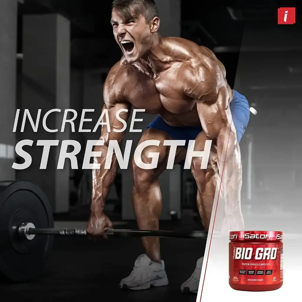 iSatori Bio-GRO Protein Synthesis Amplifier - Build Lean Muscle, Speed Recovery and — Unflavoured