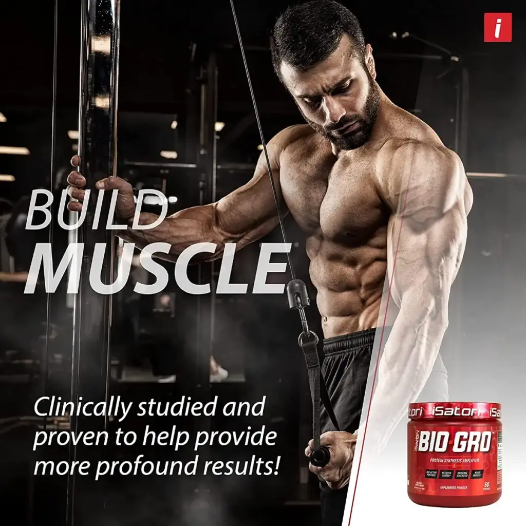 iSatori Bio-GRO Protein Synthesis Amplifier - Build Lean Muscle, Speed Recovery and — Unflavoured