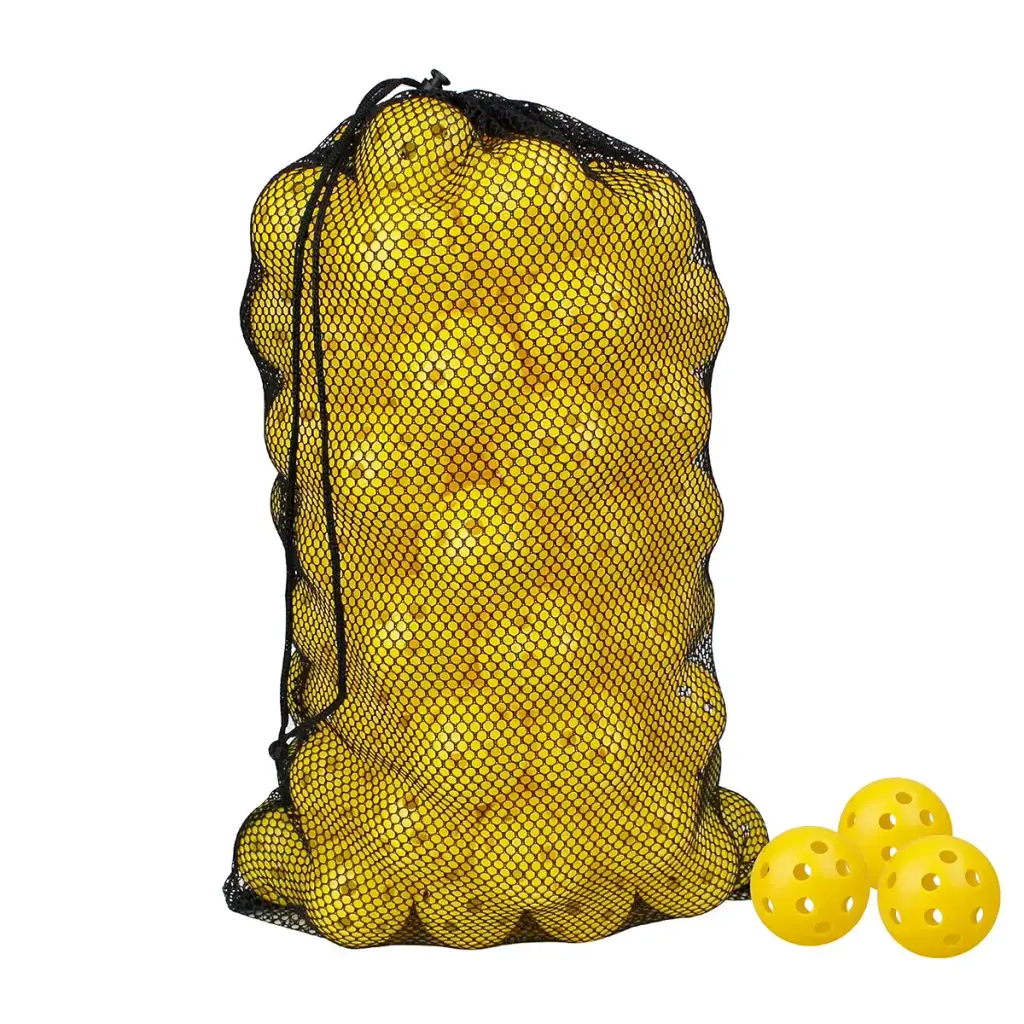 JanssenGlobal 50 Pack Yellow Golf Training Balls - Hollow Limited Flight Golf Practice Balls for Golf Simulator