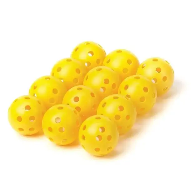 JanssenGlobal 50 Pack Yellow Golf Training Balls - Hollow Limited Flight Golf Practice — JanssenGlobal