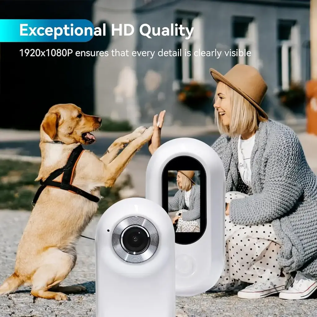 JECTSE Katzenhalsband camera no WLAN required 120-degree wide-angle pet-in-house cameras — Pet