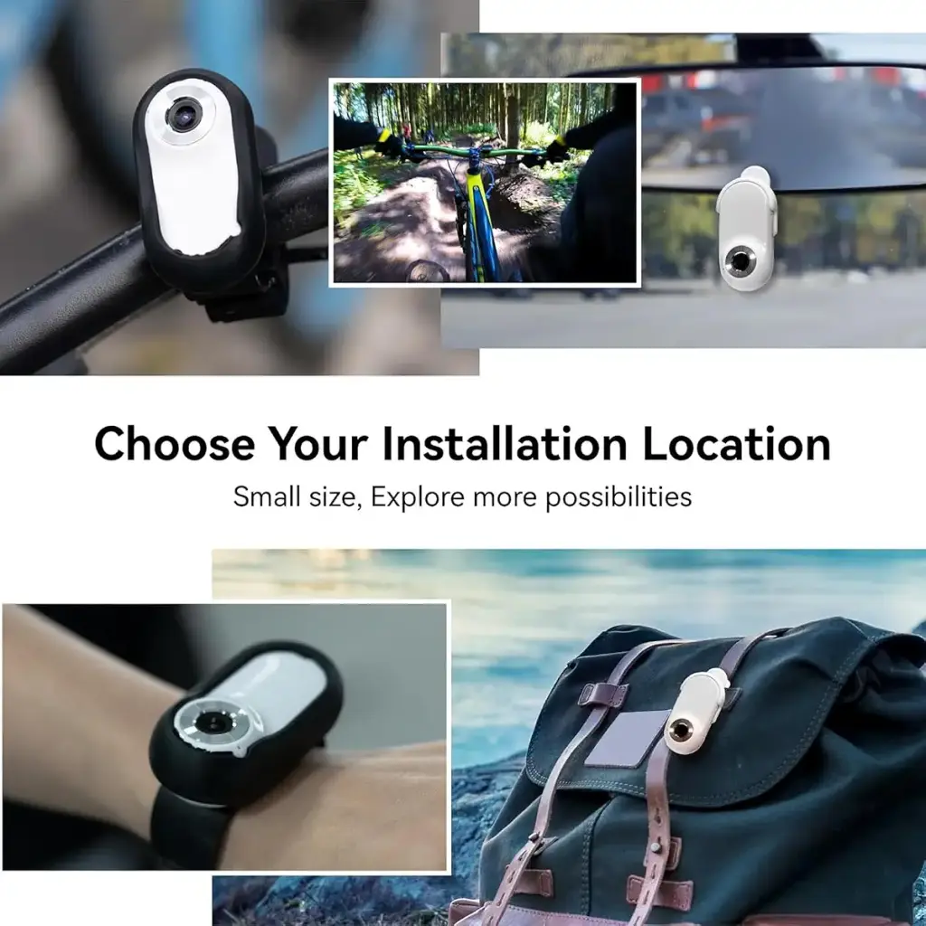 JECTSE Katzenhalsband camera no WLAN required 120-degree wide-angle pet-in-house cameras — Pet