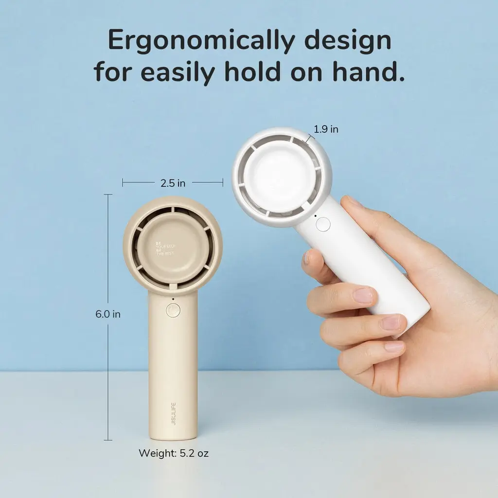 JisuLife Handheld Fan 5, view 4