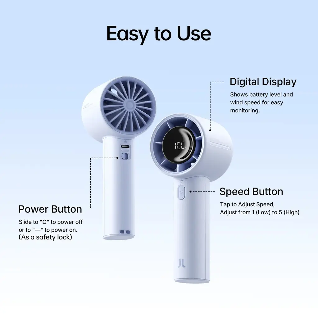 JisuLife Handheld Fan 10 S, view 5