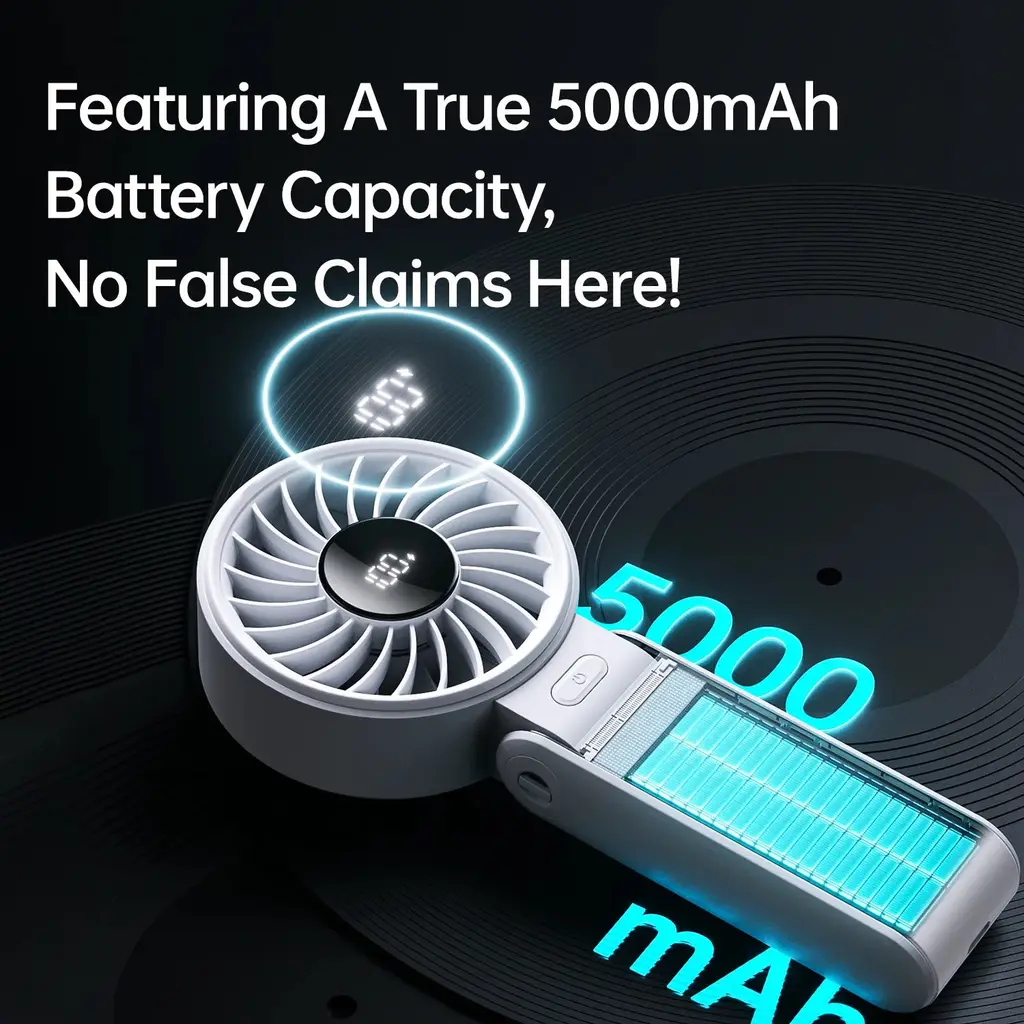 JisuLife Handheld Fan 7, view 6