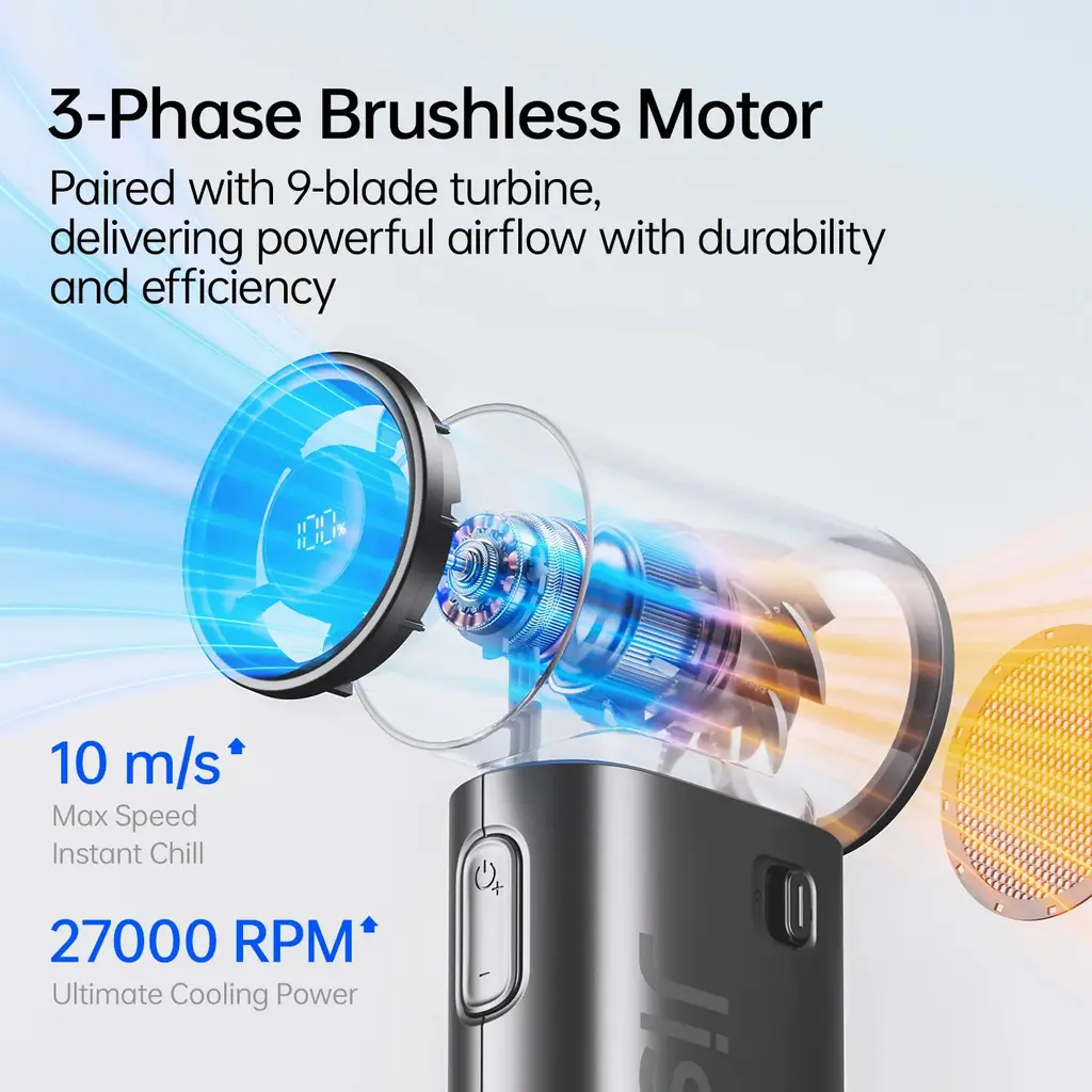 JisuLife Handheld Fan 9 S, view 2