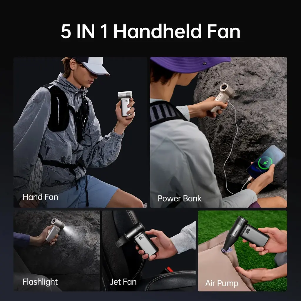 JisuLife Handheld Fan Ultra2, view 3