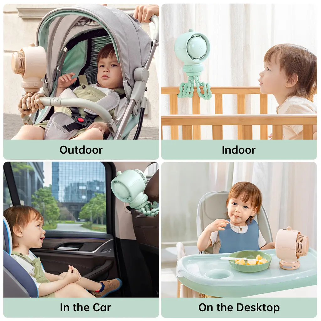 JisuLife Stroller Fan 2 S, view 3