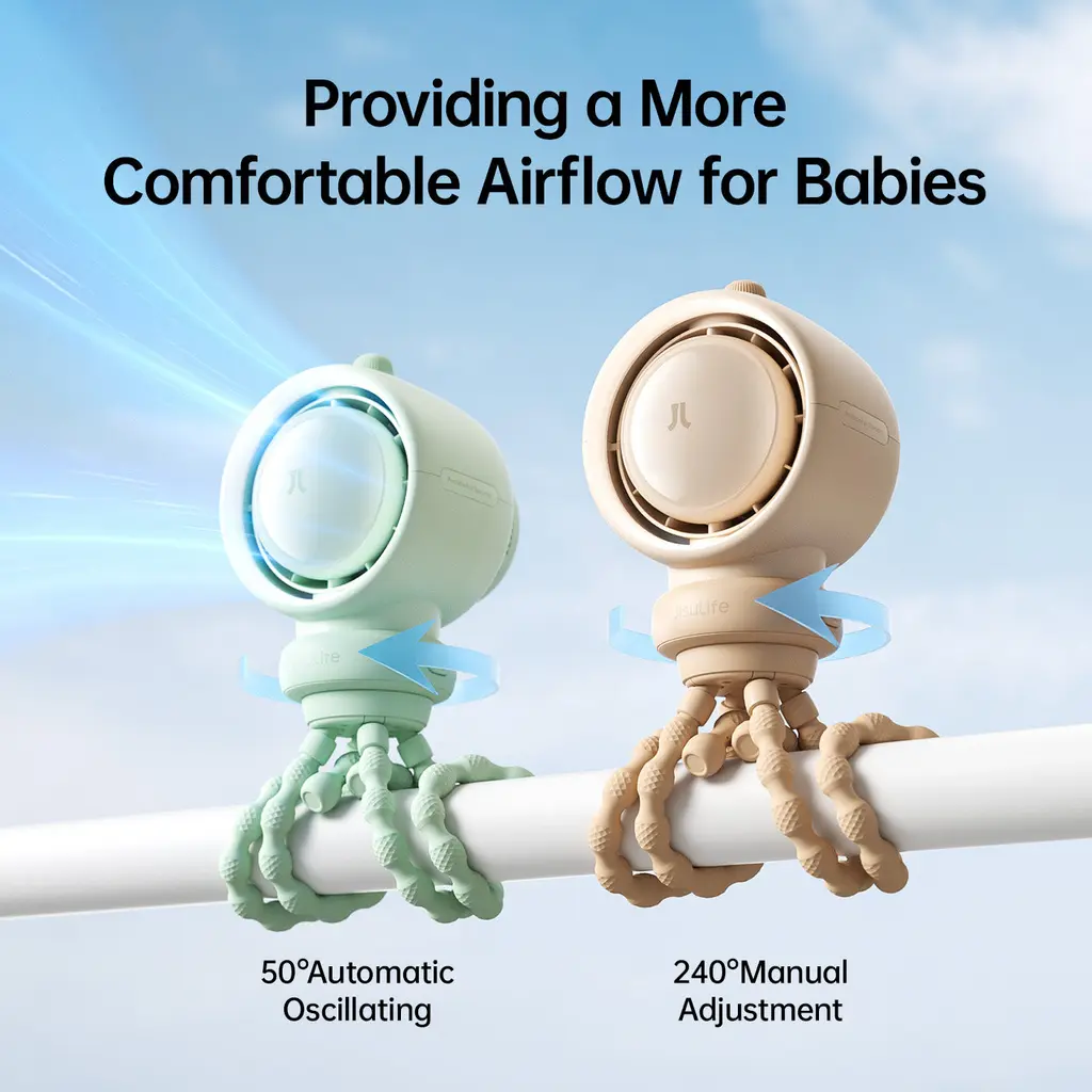 JisuLife Stroller Fan 2 S, view 4