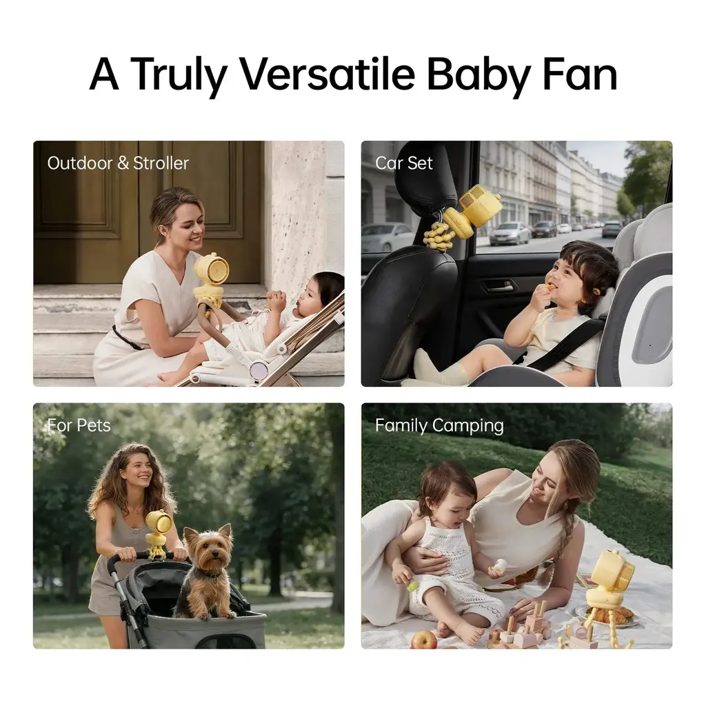 JisuLife Stroller Fan 3, view 9