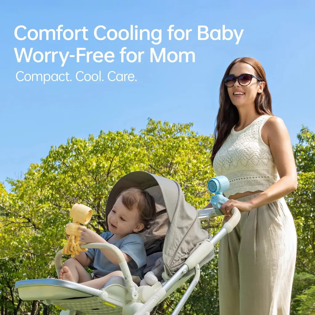 JisuLife Stroller Fan 4, view 5
