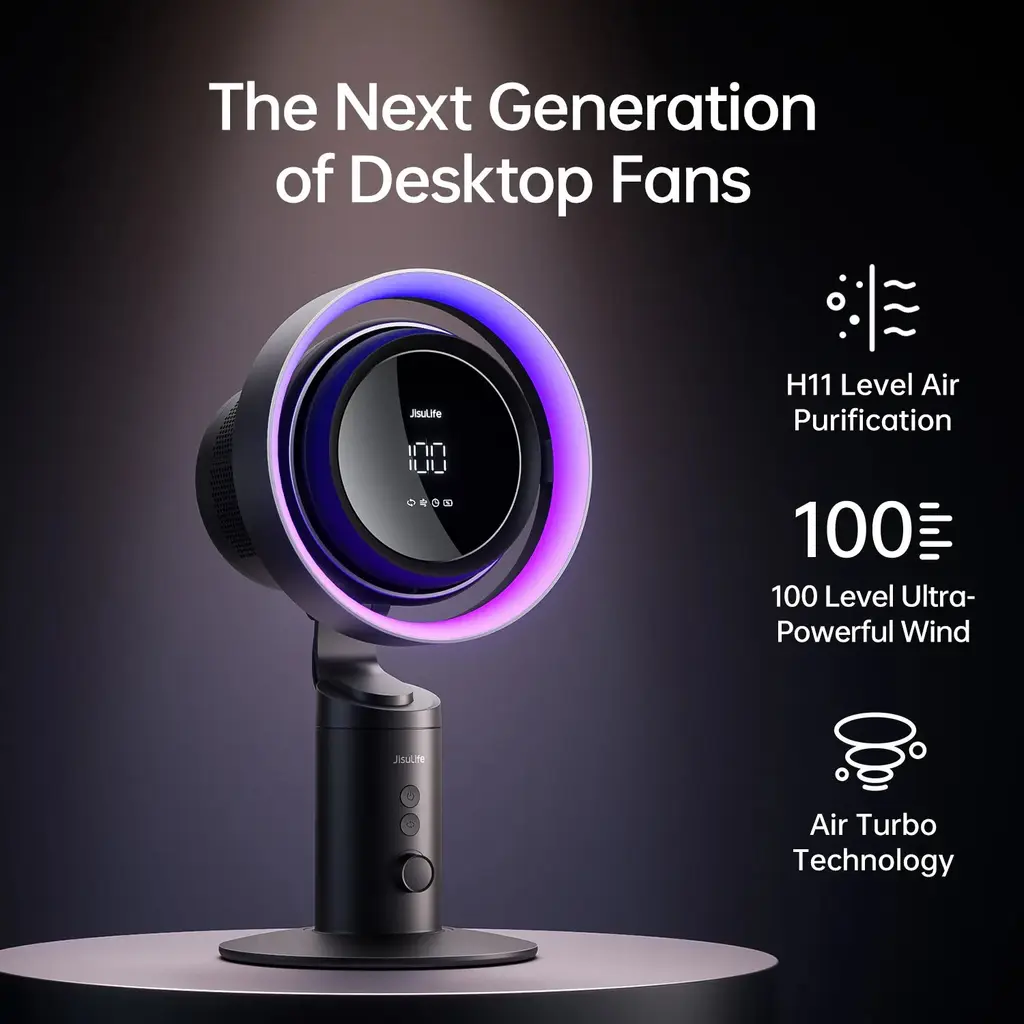 JisuLife Table Fan Pro3, view 2