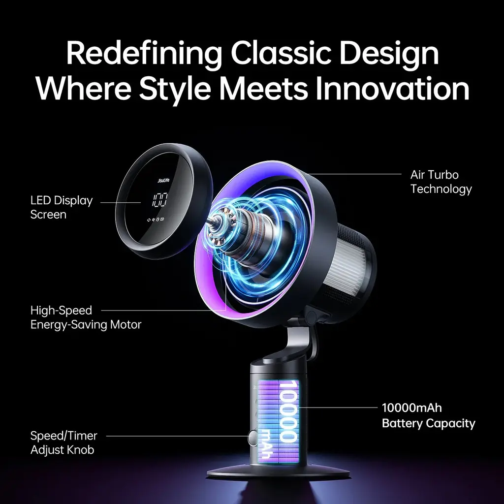 JisuLife Table Fan Pro3, view 9