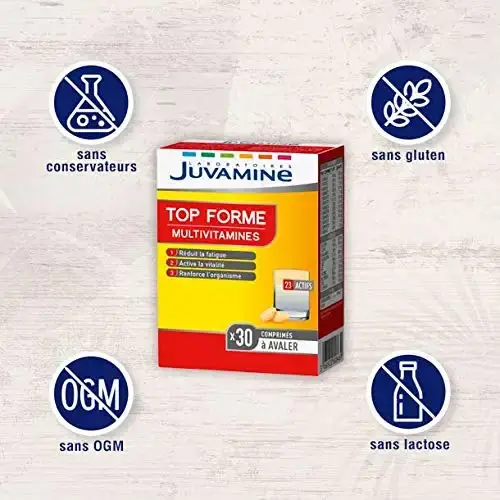 JUVAMINE - Top form - 12 Multivitamins & 10 Minerals - Vitality - Tone - Helps Reduce — Tablets