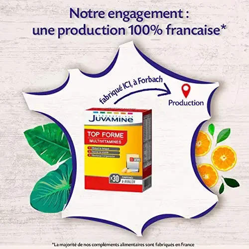 JUVAMINE - Top form - 12 Multivitamins & 10 Minerals - Vitality - Tone - Helps Reduce — Vitamins