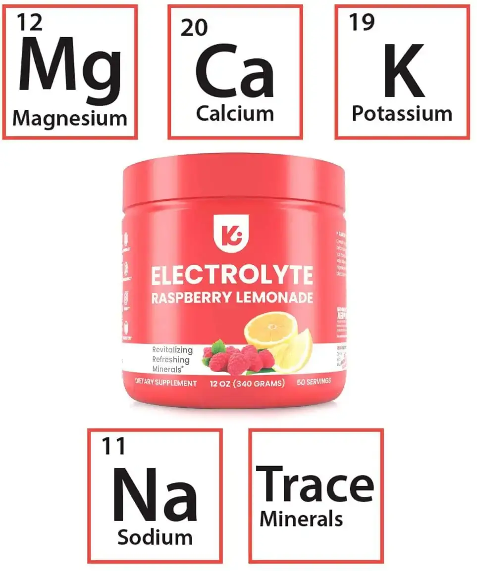 KEPPI Keto Electrolytes Powder - No Sugar or Carbs - Advanced Hydration Raspberry — Electrolytes