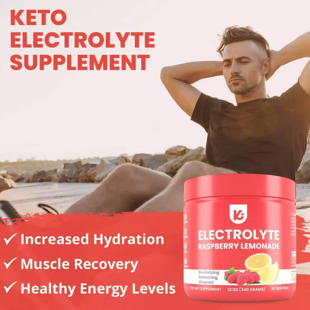KEPPI Keto Electrolytes Powder - No Sugar or Carbs - Advanced Hydration Raspberry — Powder