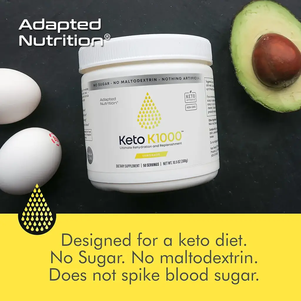 Keto K1000 Electrolyte Powder | Hydration Supplement Drink Mix | Boost Energy & Beat Leg — Electrolytes