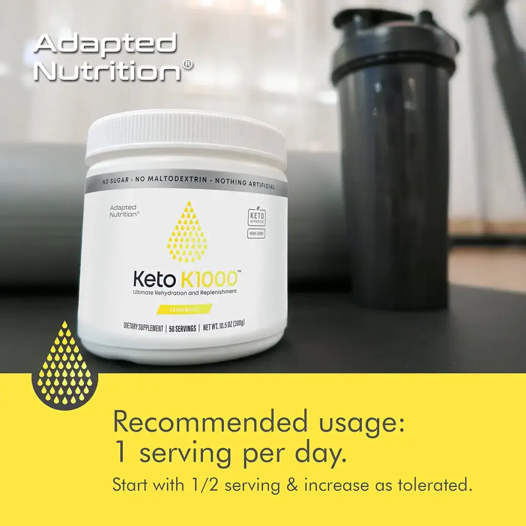 Keto K1000 Electrolyte Powder | Hydration Supplement Drink Mix | Boost Energy & Beat Leg — Electrolytes