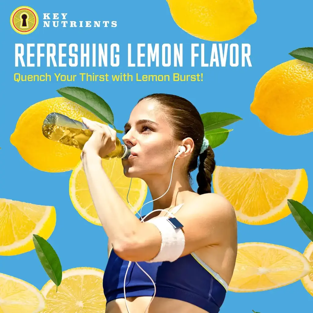 KEY NUTRIENTS Multivitamin Electrolytes Hydration Packets - Refreshing Lemonade Post — pack of 40