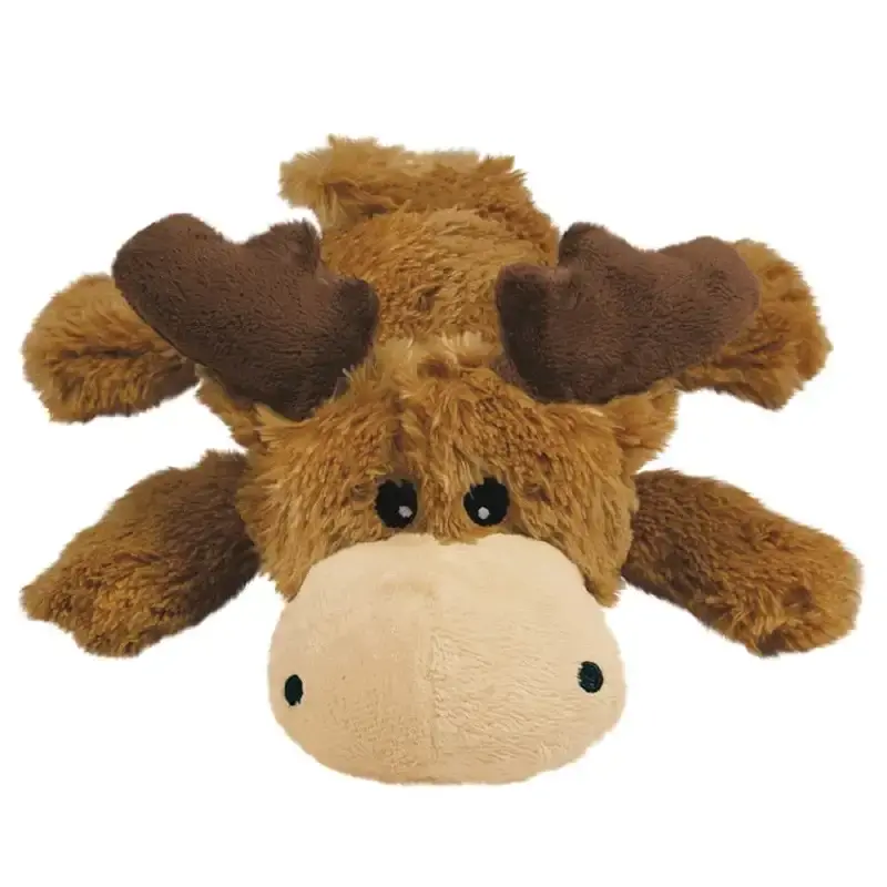 KONG - Cozie Marvin Moose - Indoor Cuddle Squeaky Plush Dog Toy - X-Large Marvin the Moose 1 Count (Pack of 1)