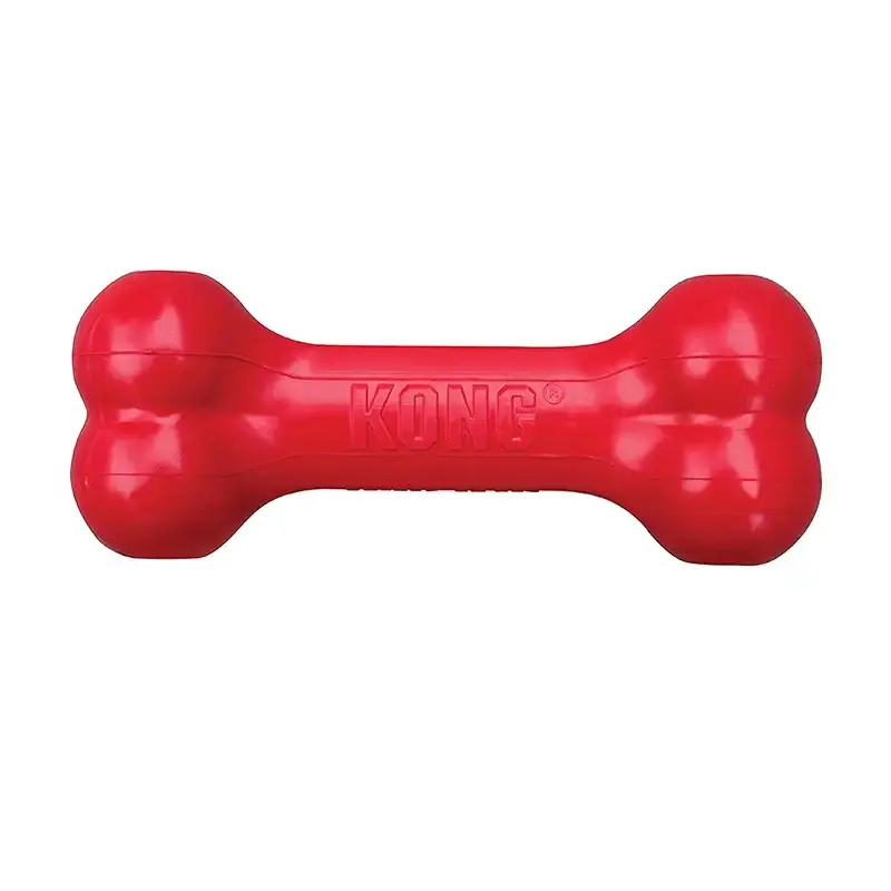 KONG - Goodie Bone - Durable Rubber Chew Bone, Treat Dispensing Dog Toy Medium