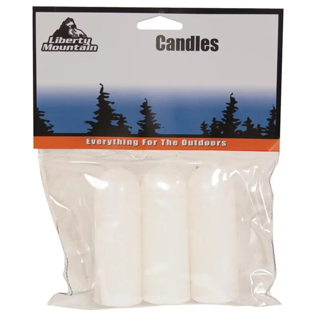 Liberty Mountain Replacement Candles, Pack of 3