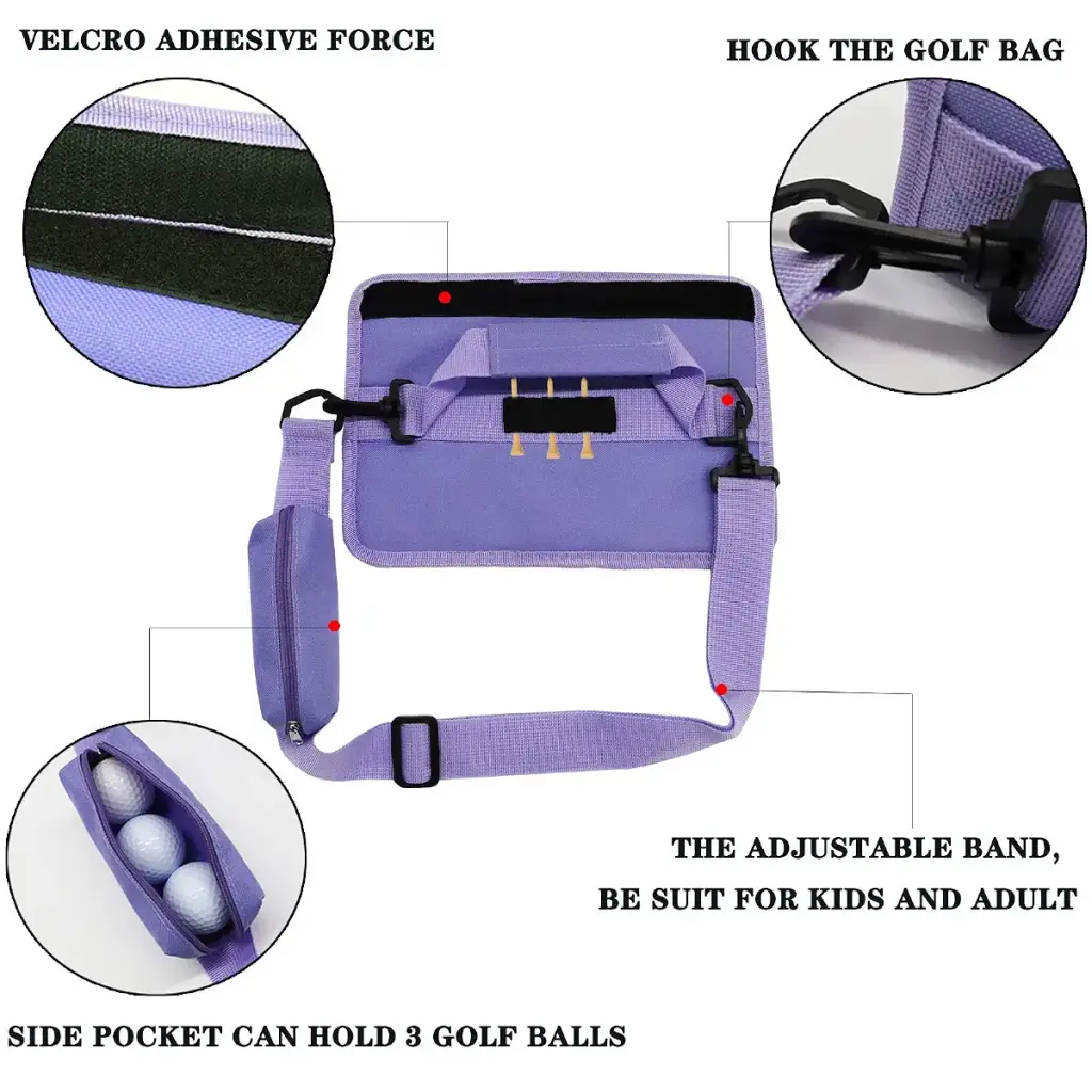 Lightweight Golf Club Bags for Men Women Kids Mini with Accessories Pouch Driving Range — FINGER TEN