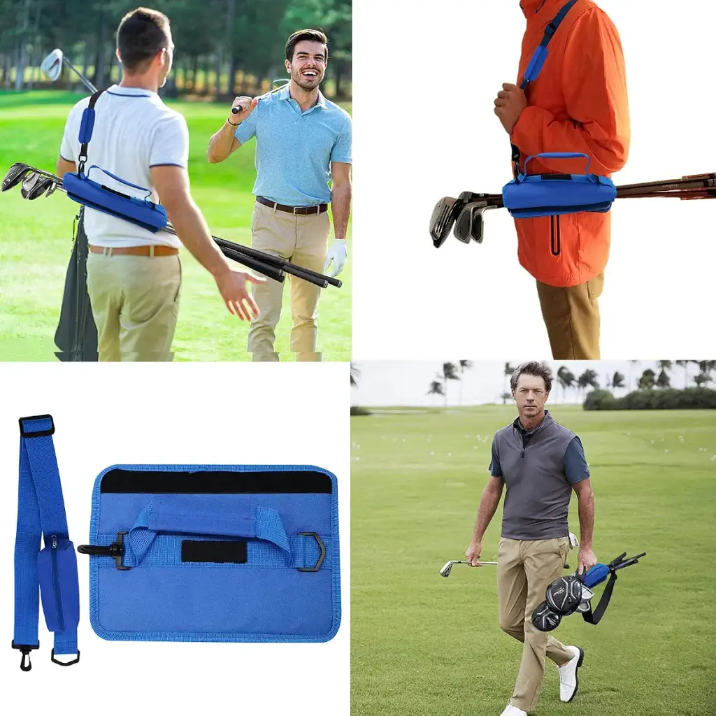 Lightweight Golf Club Bags for Men Women Kids Mini with Accessories Pouch Driving Range — Golf
