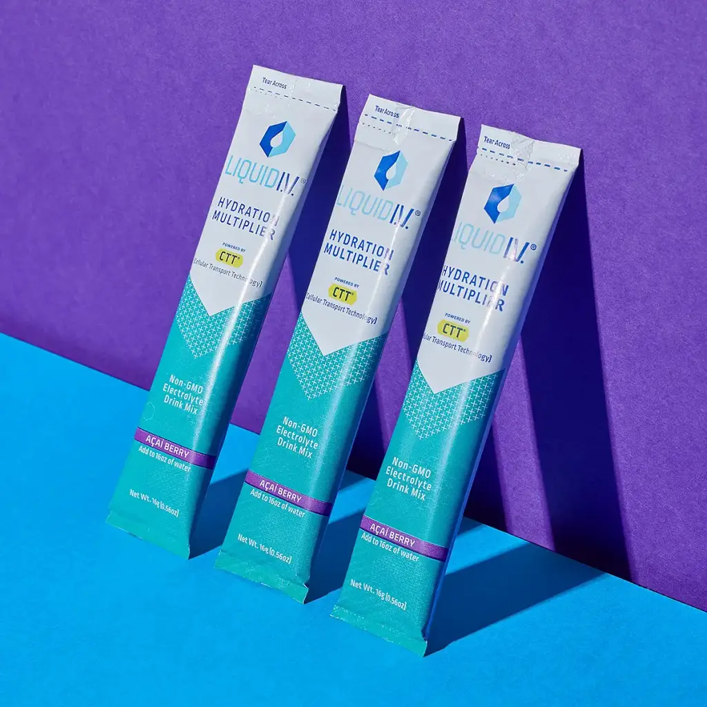 Liquid I.V. Hydration Multiplier - Acai Berry - Hydration Powder Packets | Electrolyte — Powder