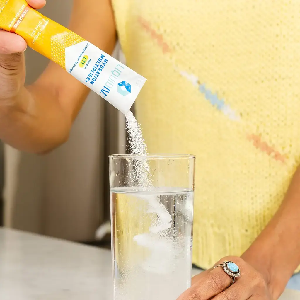 Liquid I.V. Hydration Multiplier + Immune Support, Easy Open Packets, Fresh Tangerine — Electrolytes