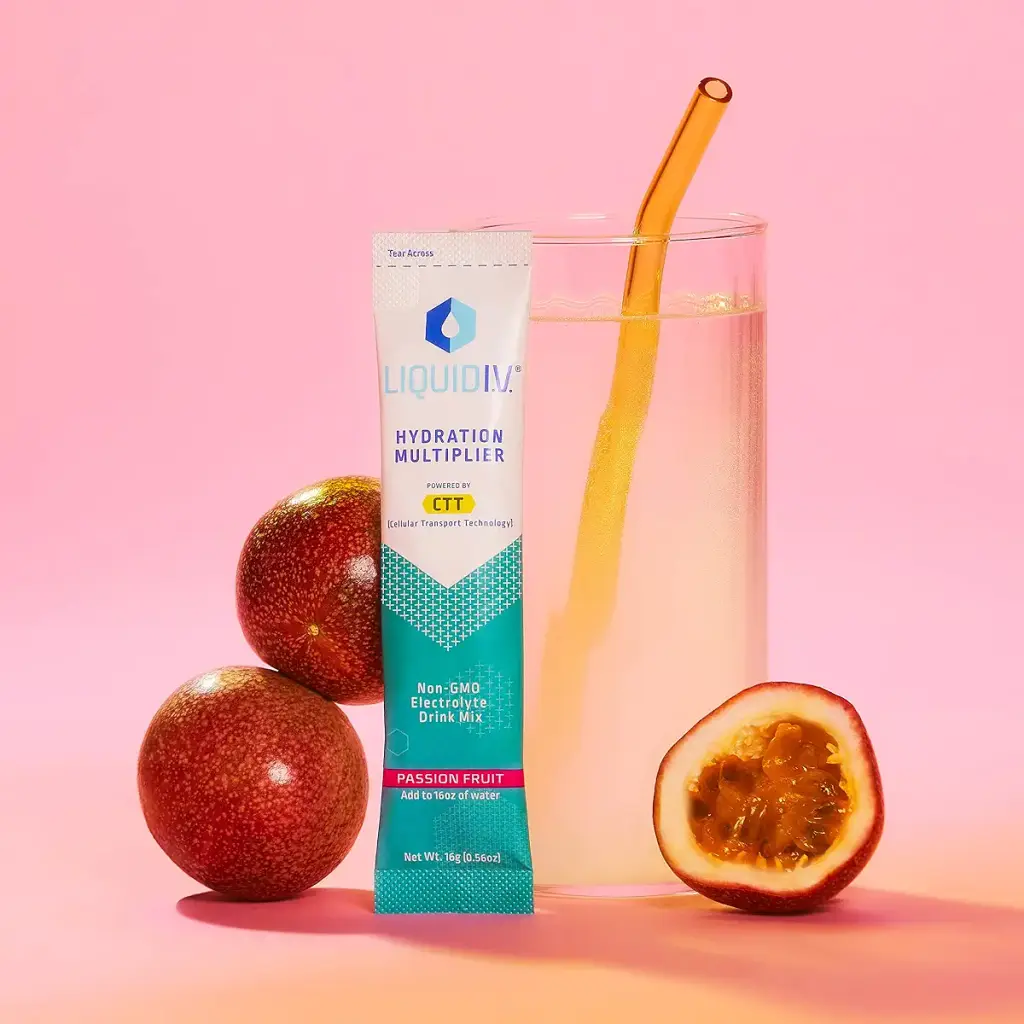 Liquid I.V. Hydration Multiplier - Passion Fruit - Hydration Powder Packets | Electrolyte — Powder
