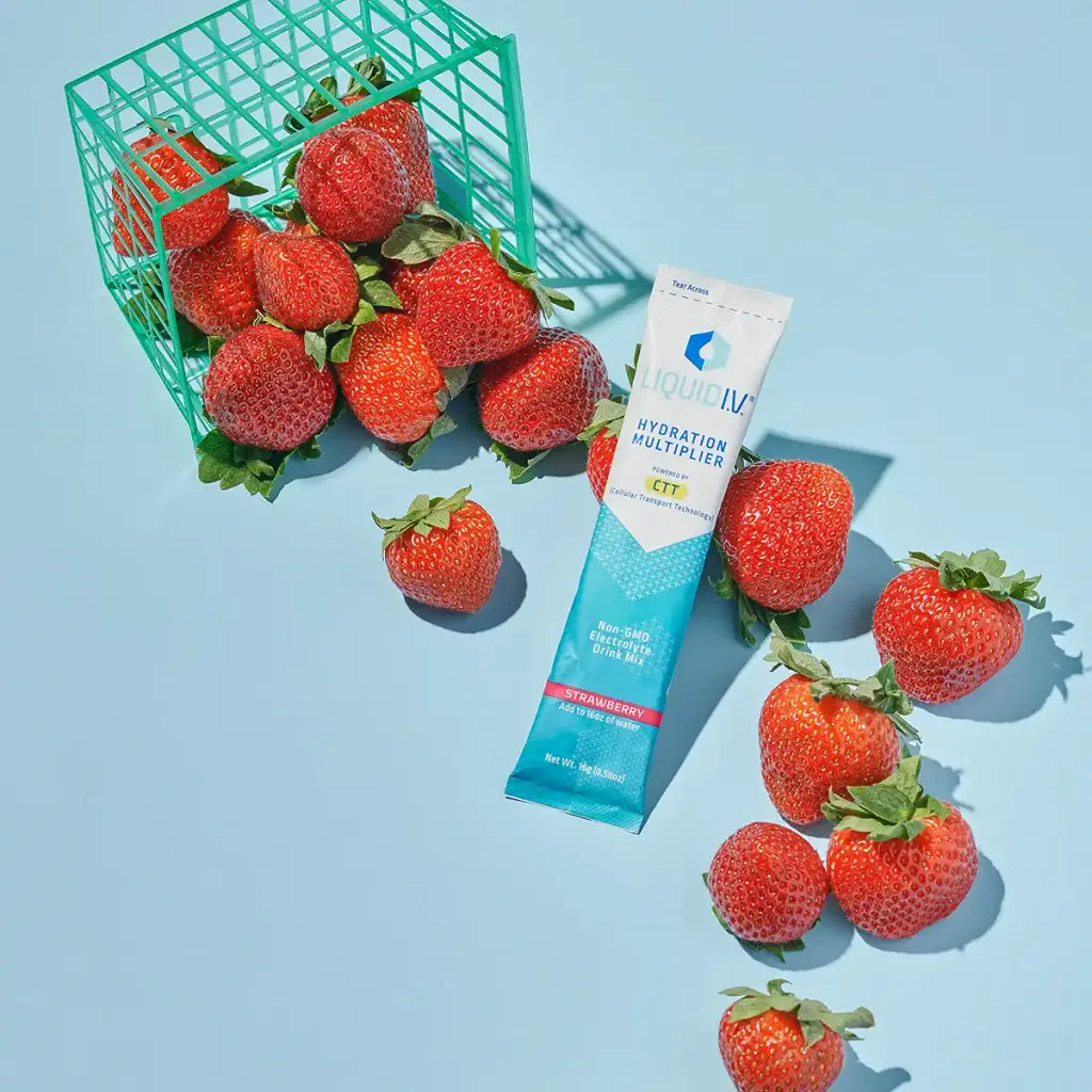Liquid I.V. Hydration Multiplier - Strawberry - Hydration Powder Packets Electrolyte — Electrolytes