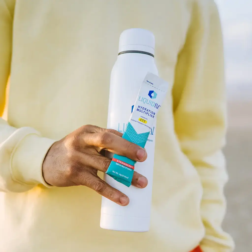 Liquid I.V. Hydration Multiplier - Strawberry - Hydration Powder Packets Electrolyte — Powder