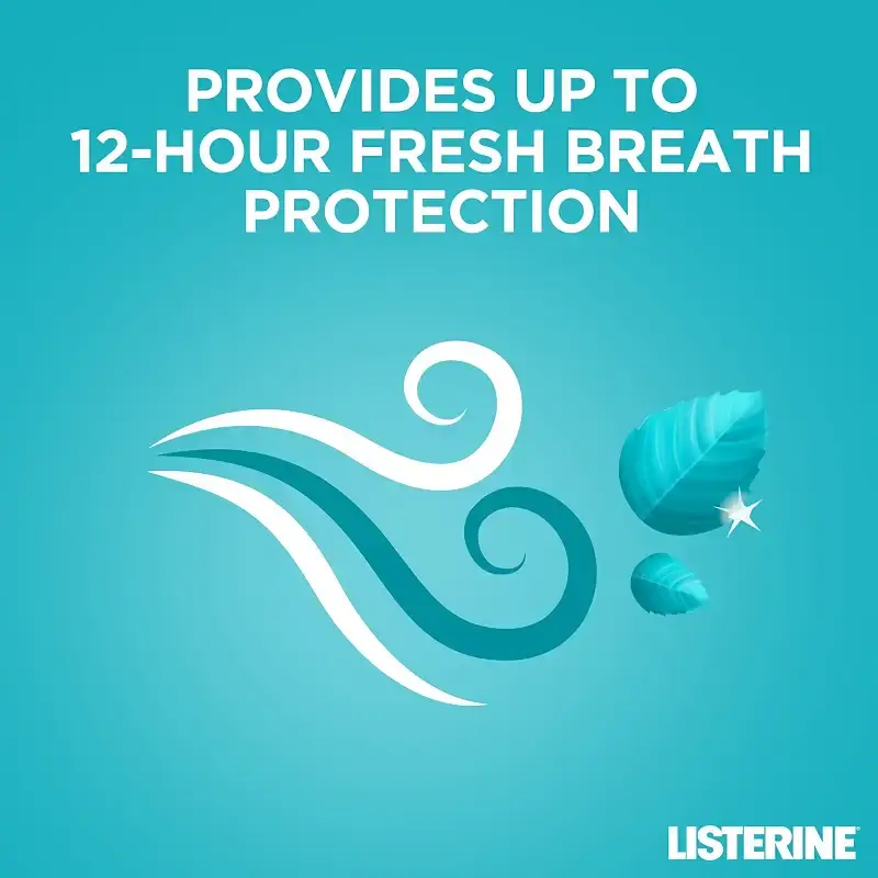 Listerine Essentials Cool Mint Mouthwash 1L 1 l (Pack of 1) — 1 L