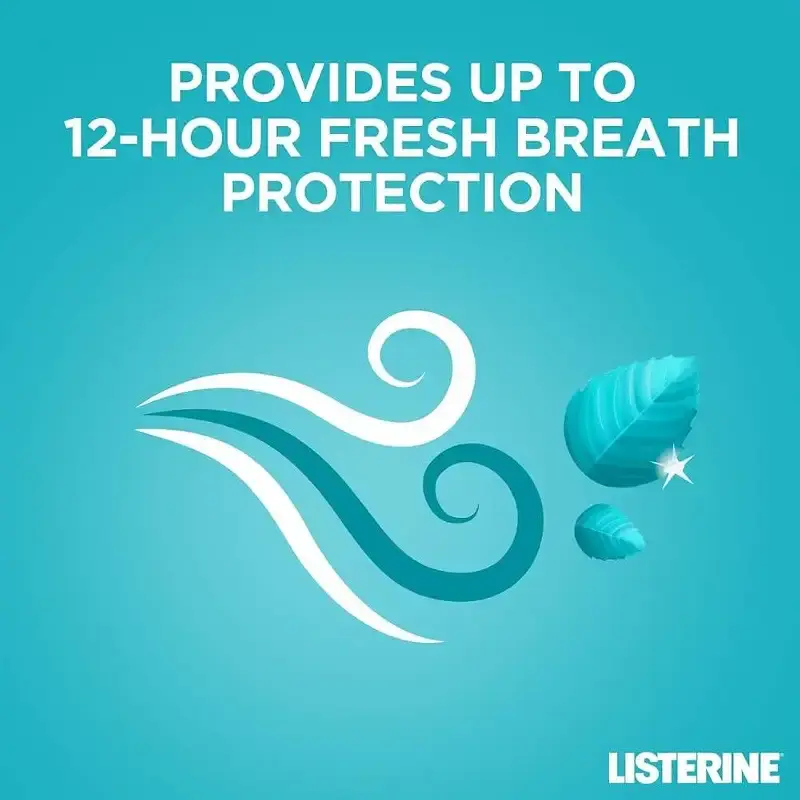 Listerine Essentials Cool Mint Mouthwash 250ml (Pack of 2) 250 ml (Pack of 2) — pack of 2