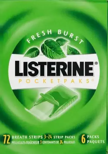 Listerine Freshburst Pocketpaks Breath Strips 24-Strip Pack 3 Pack — Listerine