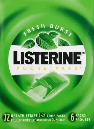 Listerine Freshburst Pocketpaks Breath Strips 24-Strip Pack 3 Pack — Listerine