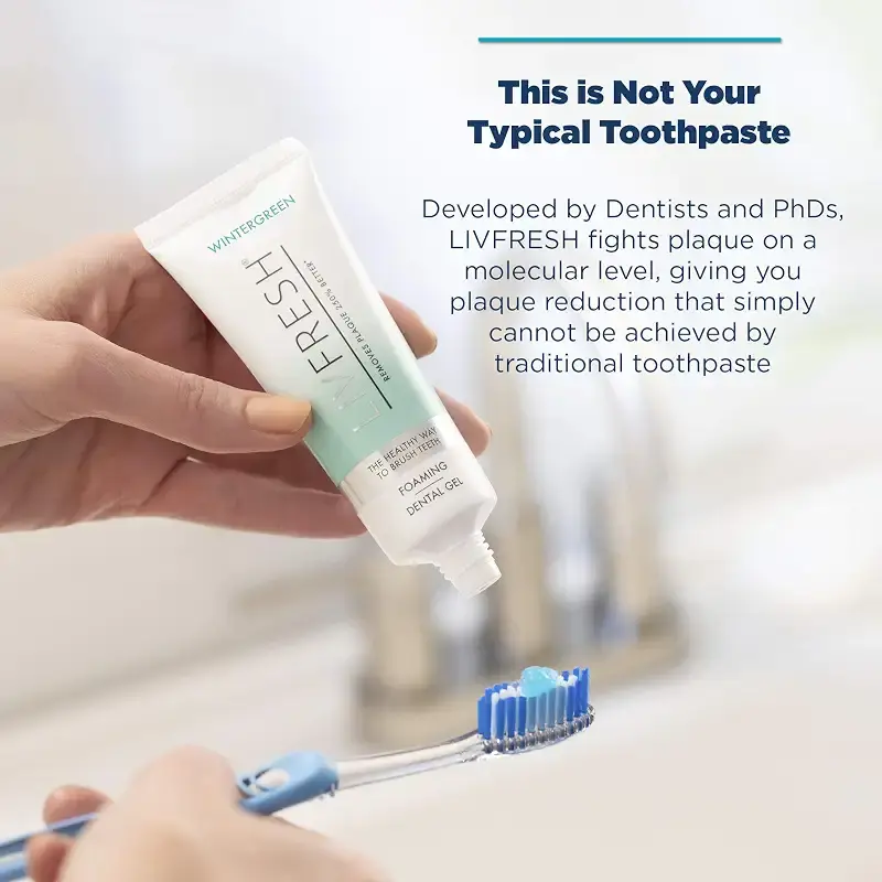 LIVFRESH Dental Gel by Livionex (Formerly Livionex Dental Gel) - Clinically Proven to — Oral Care