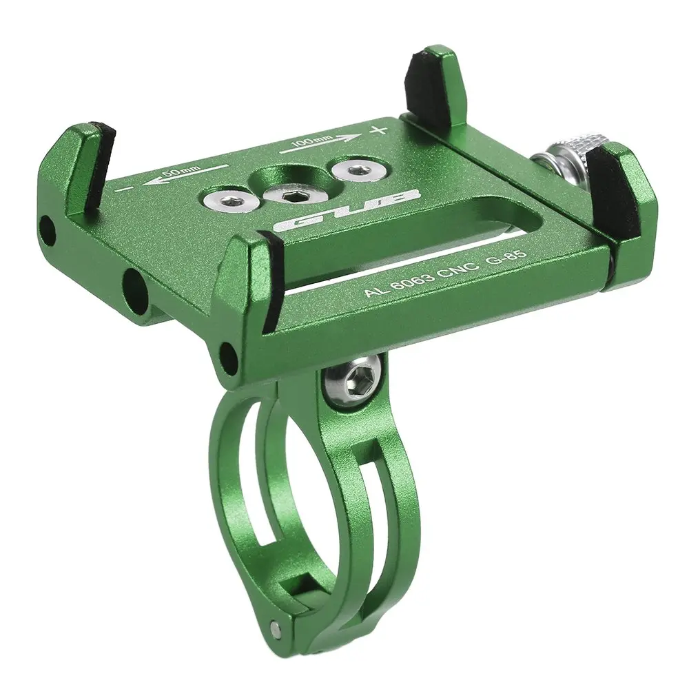 Lixada Bicycle Phone Holder Universal Adjustable for 3.6-6.2 inch Electronic Devices 4- Green