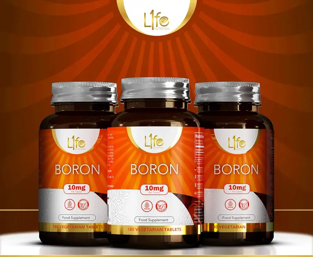 Ln bor |180 high -dose vegan bortaries - 10mg boron per tablet |Genetic engineering — L1fe Nutrition