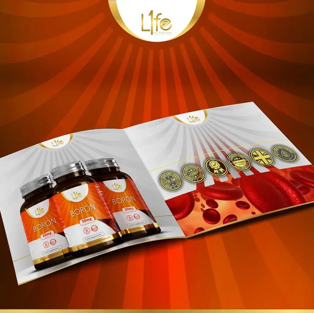 Ln bor |180 high -dose vegan bortaries - 10mg boron per tablet |Genetic engineering — 10 mg