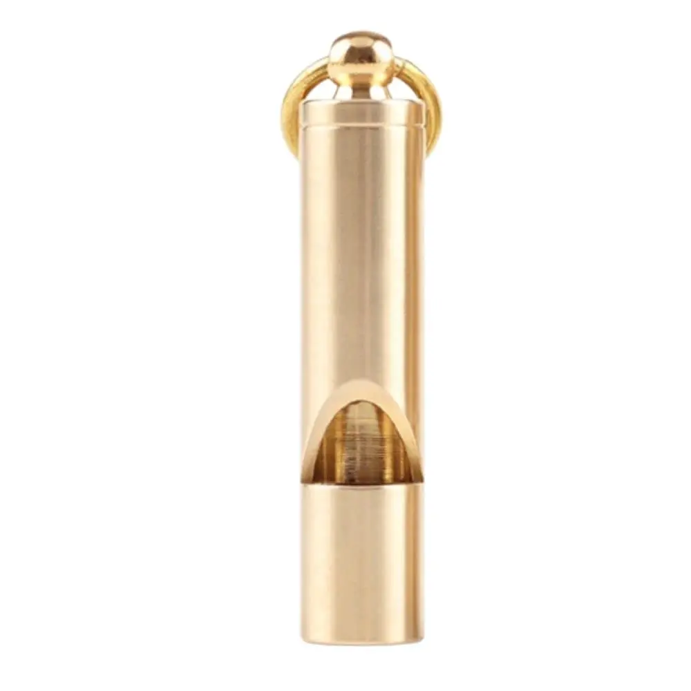 Loudest Brass Whistle | Best Premium Emergency Whistle | One Piece | Outdoor Survival Whistle | On Key-Chain or Hang Around Your Neck and Carry it Anywhere!