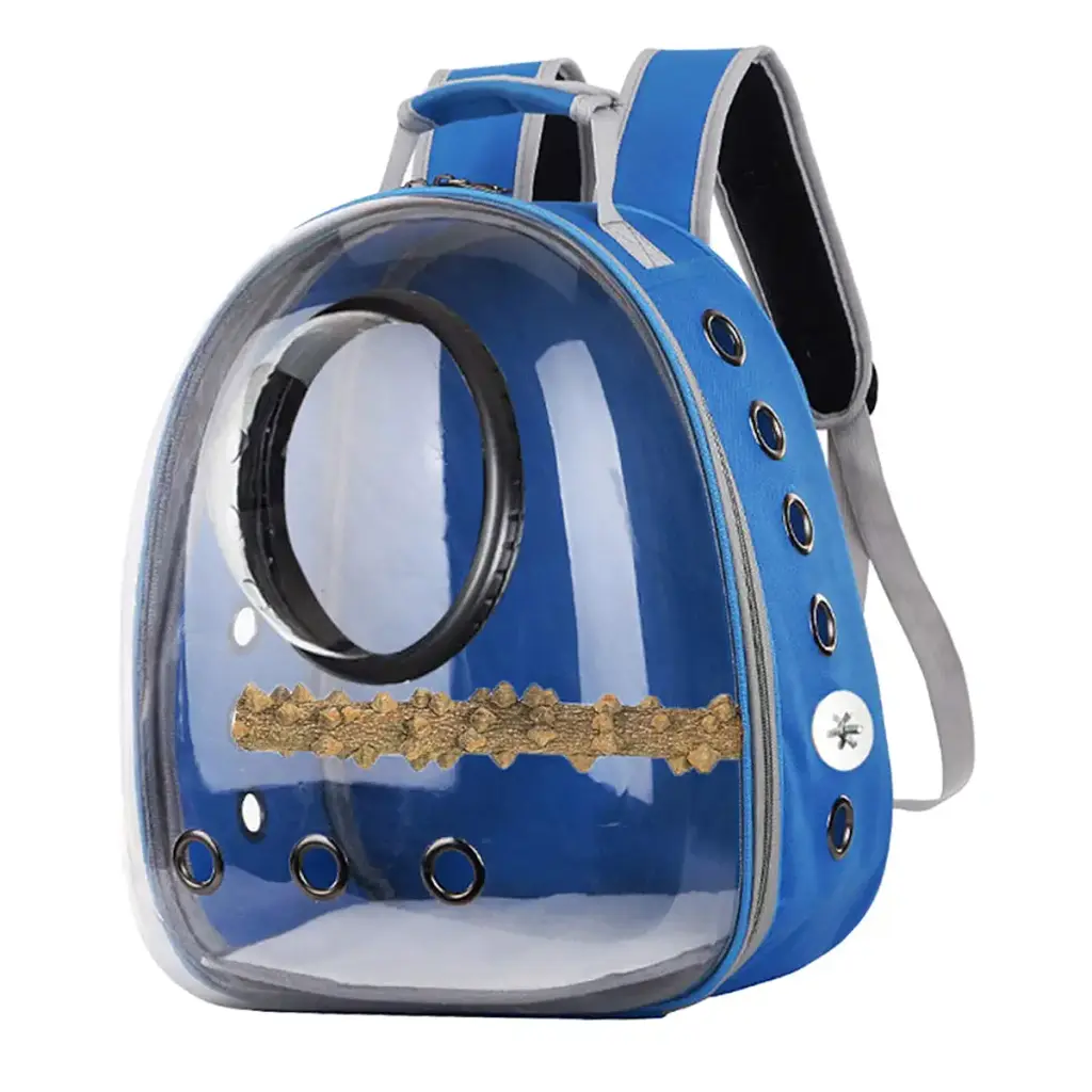 LOVIVER Lightweight Bird Carrier Transparent and Breathable Outdoor Backpack Suitable for — LOVIVER