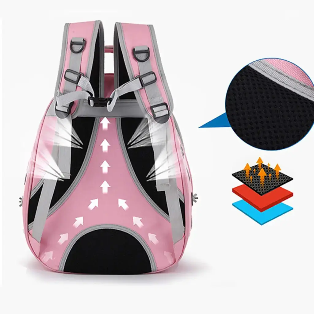 LOVIVER Lightweight Bird Carrier Transparent and Breathable Outdoor Backpack Suitable for — Pet