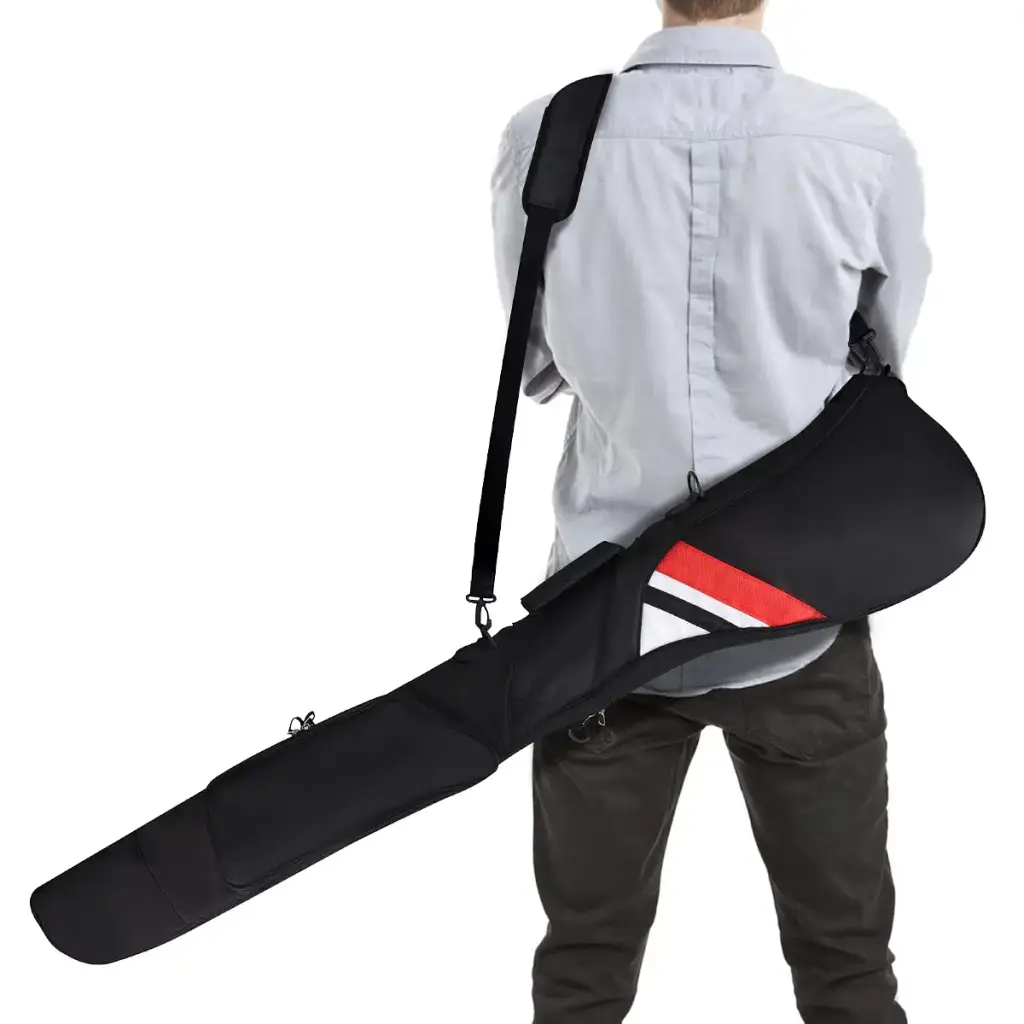 LZFAN Golf Club Bag Mini for Men Women Kids Lightweight Driving Range Carrier Course Training Case A-Thickened Black