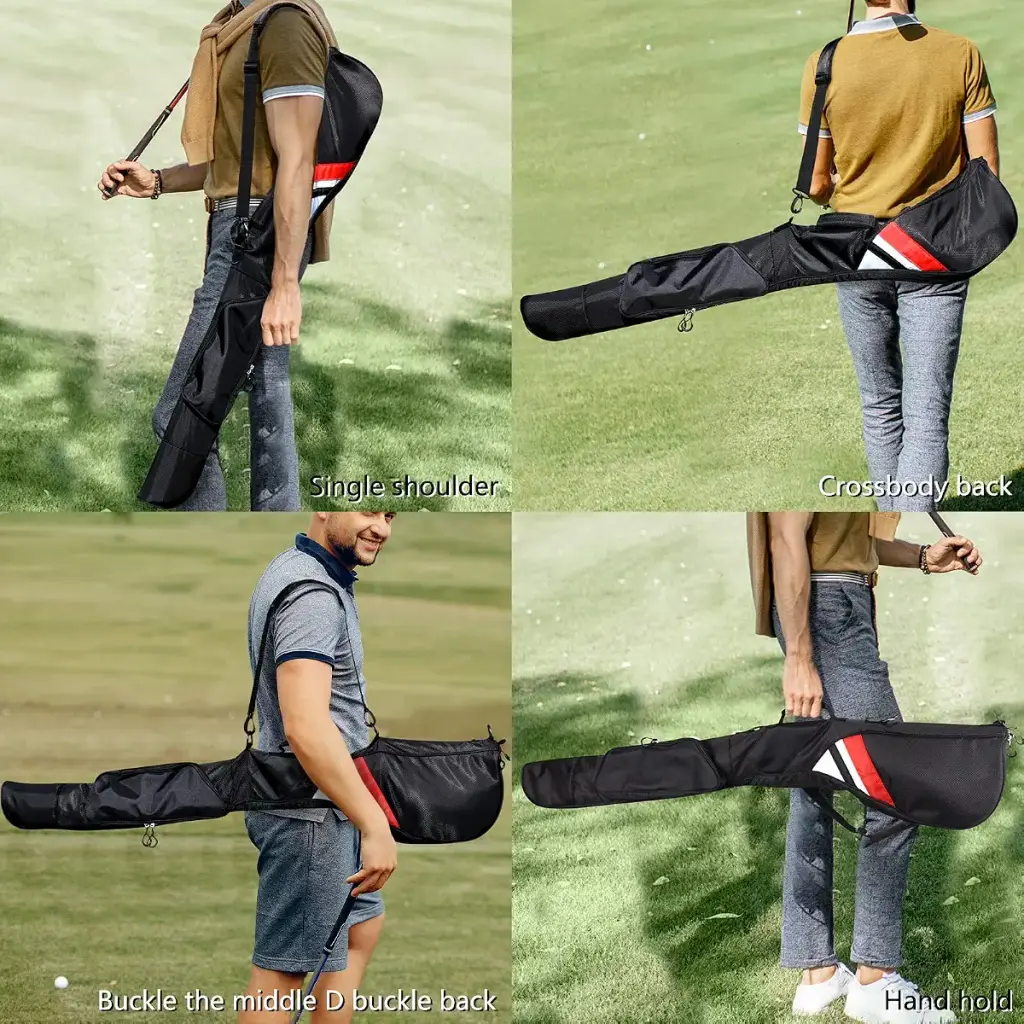 LZFAN Golf Club Bag Mini for Men Women Kids Lightweight Driving Range Carrier Course — LZFAN