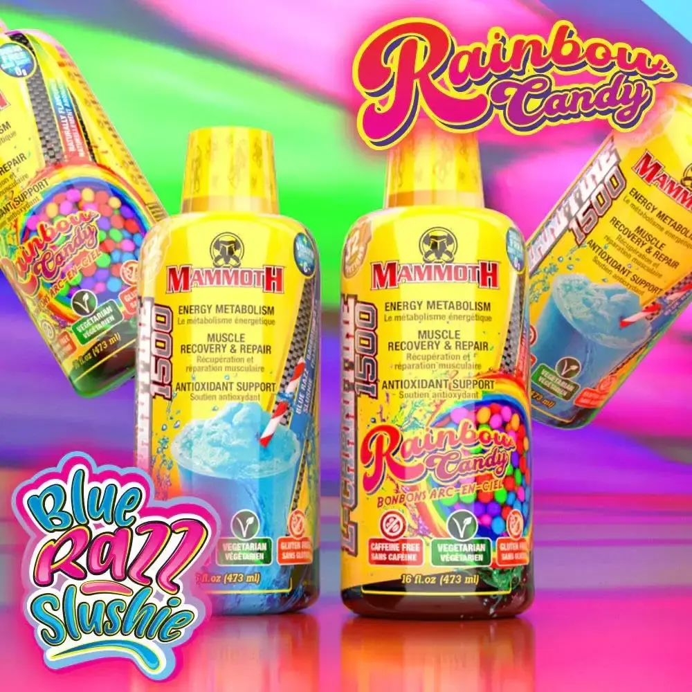 Mammoth L-Carnitine 1500 Rainbow Candy 32 serve — Sports Nutrition